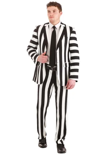 Vista 9 de Blazer para Hombre Beetlejuice a Rayas Multicolor