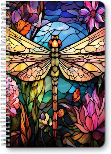 Vista 15 de Cuaderno de espiral, doble alambre en espiral, diario de composición escolar, suministros para la escuela y la oficina, 100 páginas, 5.71 x 8.26