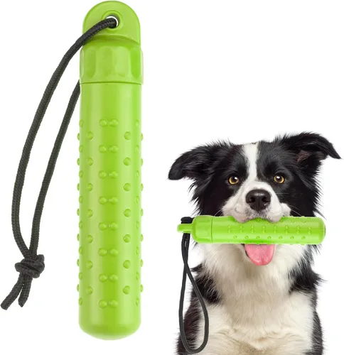 Vista 8 de BINGPET Juguete flotante para perros, 10.8 pulgadas, juguete grande de entrenamiento para recuperar parachoques, juego de remolcador para perros