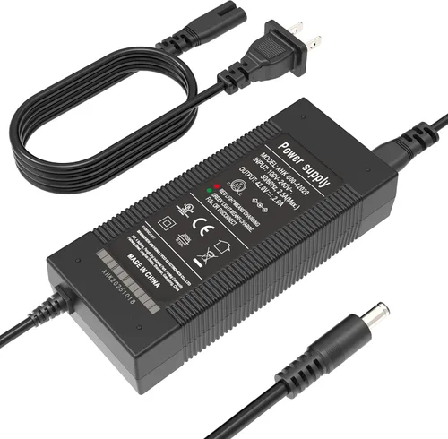 Vista 3 de EVAPLUS Adaptador de corriente de 42 V 2 A, con certificación UL, cargador de scooter eléctrico compatible con Ninebot Segway Scooter ES2/ ES4/ E22