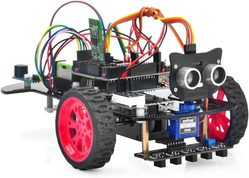Vista 10 de OSOYOO Kit de coche robot inteligente para Arduino Adulto Adolescente Robótico Asamblea Starter