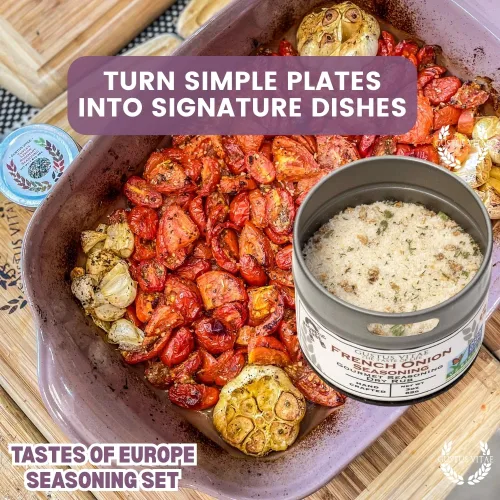 Vista 5 de European Seasonings Gourmet Gift Set – Tastes of Europe – Mezcla de especias artesanales – Paquete de seis – Sin OMG, totalmente natural, lote