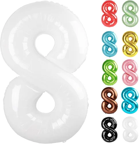 Vista 204 de Globo negro del número 0 de 40 pulgadas – globo número 0, decoraciones