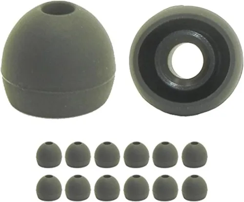 Vista 2 de Almohadillas de repuesto para auriculares, 6 unidades, color negro