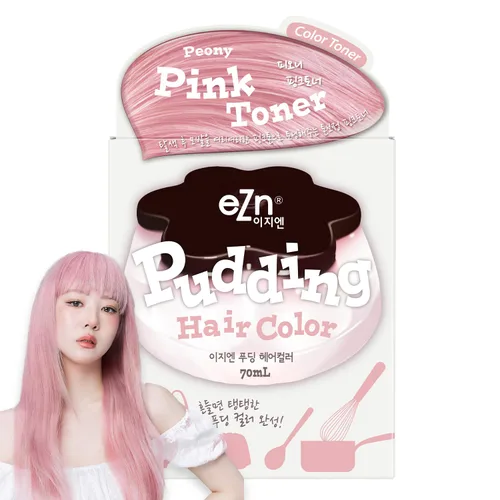 Vista 19 de eZn Tinte para el cabello con pudín (beige ceniza) - Tinte coreano