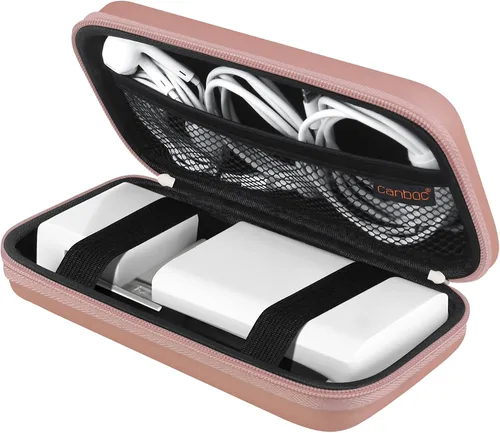 Vista 13 de Canboc Funda de transporte para MacBook Air Pro Charger MagSafe/MagSafe 2, cargador MagSafe para iPhone 16/16 Pro, concentrador USB C, concentrador