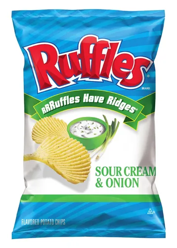 Vista 6 de Ruffles Papas fritas Ruffles con aderezo, 8.5 onzas