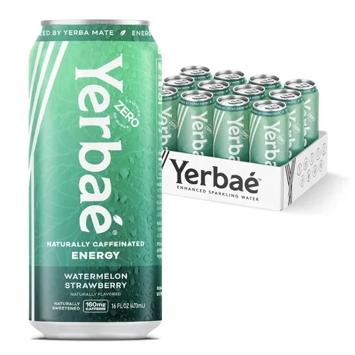 Vista 28 de Yerbae - Agua espumosa mejorada (12 unidades) Energy Yerba Mate 340 ml, lata
