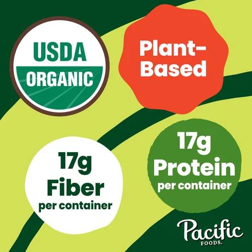 Vista 7 de Pacific Foods Organic Harvest - Chile de frijoles negros, a base de plantas, lata de 16.5 onzas (caja de 12)