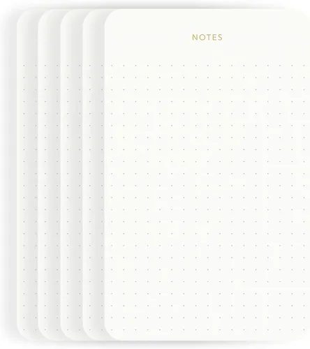 Vista 12 de Pinesman - Elegantes blocs de notas de escritorio para profesionales, blocs de notas para ejecutivos, minimalistas, con foil dorado, diseño