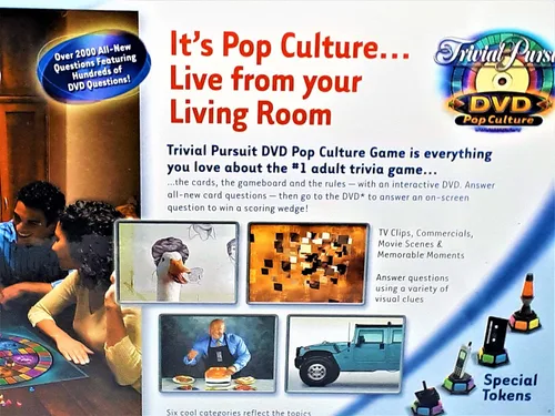 Vista 6 de Trivial Pursuit Pop Culture DVD Trivia Game