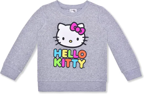 Vista 2 de Hello Kitty Plush Girl 2 Piece Sweater Top and Jogger Set PinkGrey
