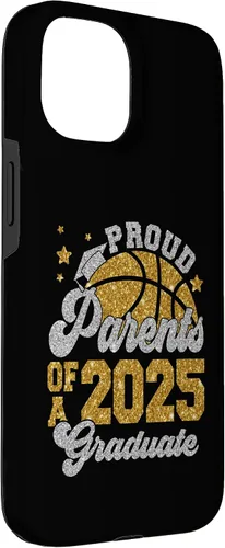 Vista 3 de iPhone 15 Parents of a 2025 Graduate Senior Graduation Basketball Case