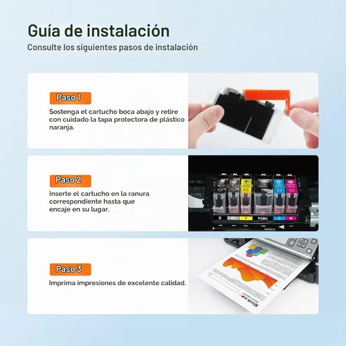 Vista 6 de E-Z Ink (TM) Cartucho de tinta compatible de repuesto para PGI-250XL CLI-251XL