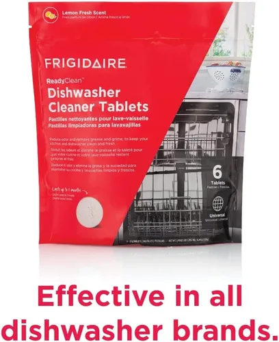 Vista 4 de Frigidaire ReadyClean - Limpiador probiótico para lavavajillas, 6 tabletas, color blanco, 6