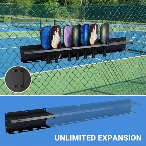 Vista 6 de Pickleball Paddle Rack