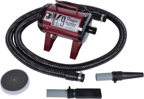 Vista 7 de Electric Cleaner Company K9 Fluffer - Secador de perros - Potente soplador portátil para perros y mascotas, color negro