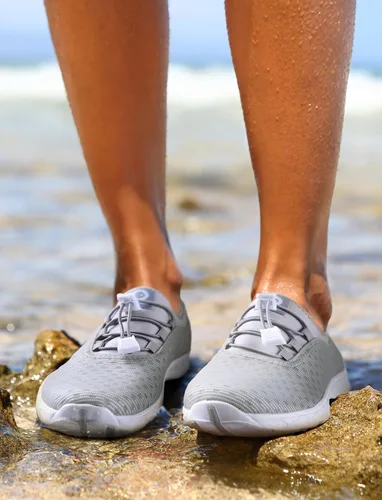Vista 5 de SEEKWAY Zapatos de agua para hombre y mujer, secado rápido, zapatos acuáticos descalzos, playa, caminar, kayak, canotaje, deportes acuáticos SP006