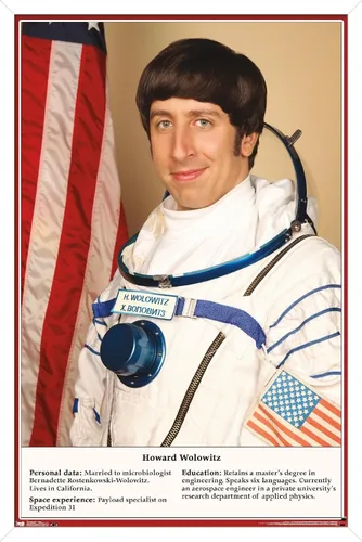 Vista 14 de Trends International The Big Bang Theory - Póster de pared de astronauta, 34 pulgadas de largo x 22.4 pulgadas, versión enmarcada en negro Versión