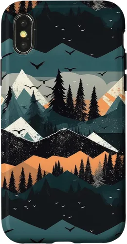 Vista 5 de iPhone 16 Abstract Outdoor Landscape Aesthetic Mountain Case