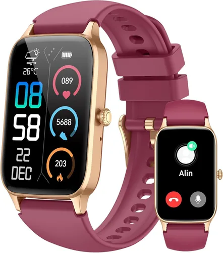 Vista 8 de Jugeman Reloj inteligente para hombres y mujeres, reloj inteligente de 1.57 pulgadas (respuesta/hacer llamada), nuevo rastreador de fitness 2026