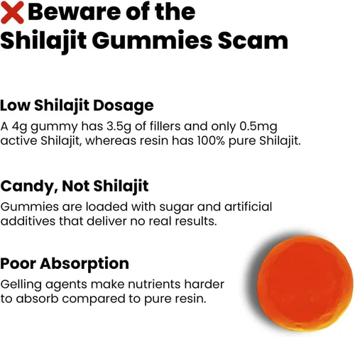 Vista 4 de Better Alt Resina Pura de Shilajit del Himalaya Paquete de 2 Grado Dorado de Alta Potencia 150 Porciones para Impulso de Energía y Apoyo