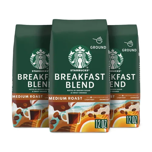 Vista 19 de Starbucks Café Molido, Tueste Medio, Café Caliente o Helado, Mezcla de Desayuno, 18 oz