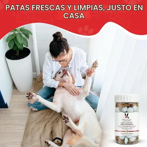 Vista 5 de Warren London Limpieza profunda de patas para perros – Alivia la picazón e irritación de las patas con aloe vera, algas marinas y aceite de árbol