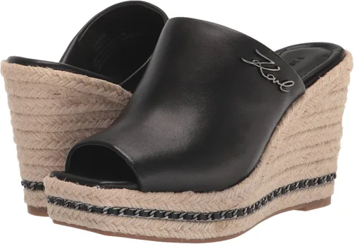 Vista 7 de KARL LAGERFELD Sandalias de cuña tipo alpargata para mujer