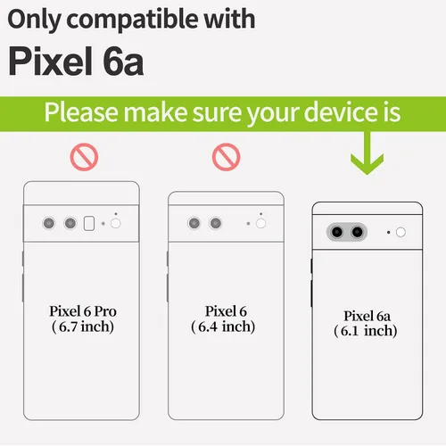 Vista 3 de Carveit Funda de madera para Pixel 6a [madera natural y TPU suave negro] a prueba de golpes, funda de madera única compatible con Google Pixel 6a
