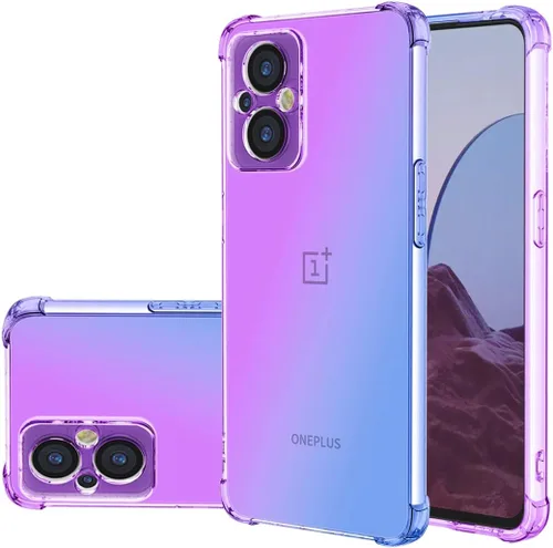 Vista 9 de Funda para OnePlus Nord N20 5G, linda funda protectora para OnePlus Nord N20 5G (azul/rosa)