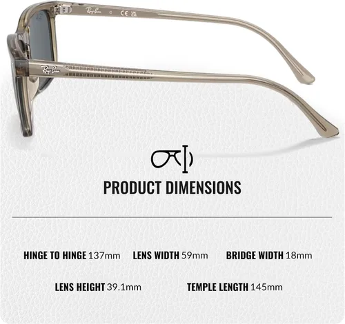 Vista 4 de Ray-Ban RB4435 Gafas de sol con forma rectangular con kit oficial de gafas