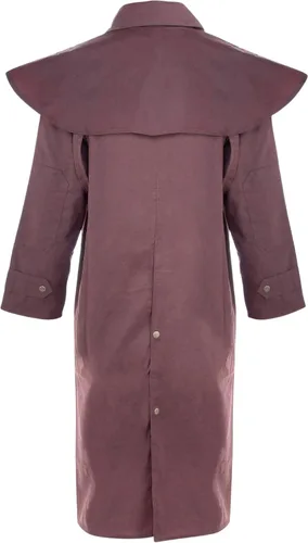 Vista 3 de New Outback Brown Western oilskin impermeable Australiano plumero Escudo