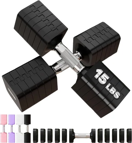 Vista 14 de Adjustable Dumbbell Set 15LBS 30LBS Free Weights Dumbbells Set for Women Men Hand Weights Sets Adjust Dumbbell Weight Sets for Home Gym Exercise