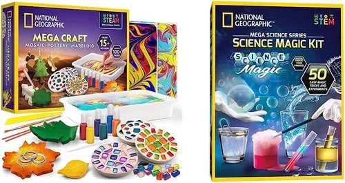 Vista 10 de NATIONAL GEOGRAPHIC Kit de artes, manualidades y química para niños