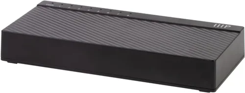 Vista 4 de Monoprice Switch de escritorio no administrado Gigabit Ethernet de 8 puertos - 10/100/1000Mbps, RJ45, IEEE 802.3ab, Plug-n-Play, diseño sin