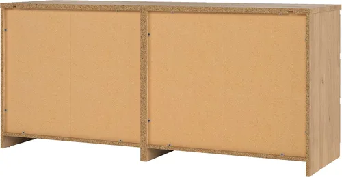 Vista 6 de Tvilum - Cómoda doble con 6 cajones Hickory