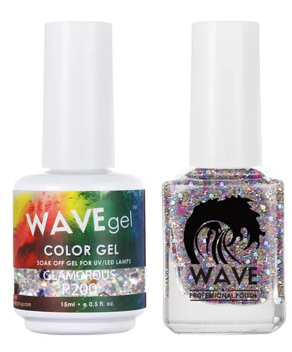 Vista 32 de WAVEGEL - Juego dúo de gel y esmalte de uñas a juego - Colección Simplicity - #P109 Blizzard I 0.5 onzas