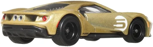 Vista 4 de Hot Wheels JBL15 Boulevard '17 Ford GT Ride On Mini auto de juguete a partir de 3 años, dorado