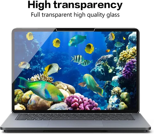 Vista 5 de Megoo ArmorShield - Protector de pantalla para Surface Laptop Studio 2/1, película de vidrio templado 9H de 14.4 pulgadas, transparente HD