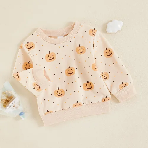 Vista 138 de YINGISFITM Sudadera de manga larga con cuello redondo para bebé, niña, niño, Navidad, suéter de manga larga, ropa de otoño