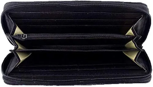 Vista 3 de Anime Cartera de cremallera larga monedero monedero bolsillo