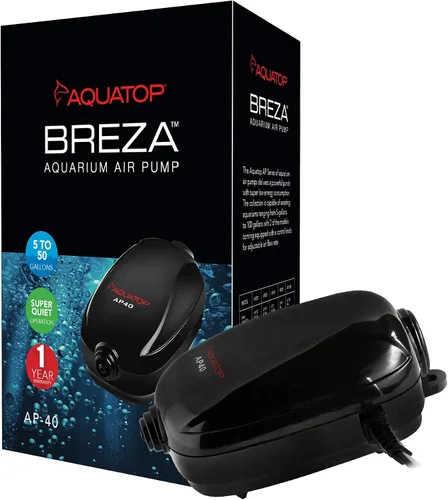 Vista 6 de Aquatop Bomba de aire para acuario Breza