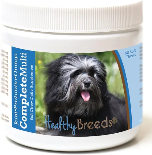 Vista 185 de Healthy Breeds Affenpinscher todo en uno multivitamínico suave masticable 60