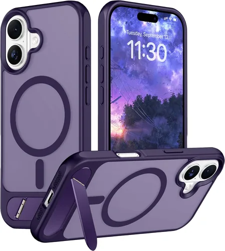 Vista 121 de Funda para iPhone 11 con compatibilidad magnética, [Soporte invisible incorporado][Compatible con MagSafe]