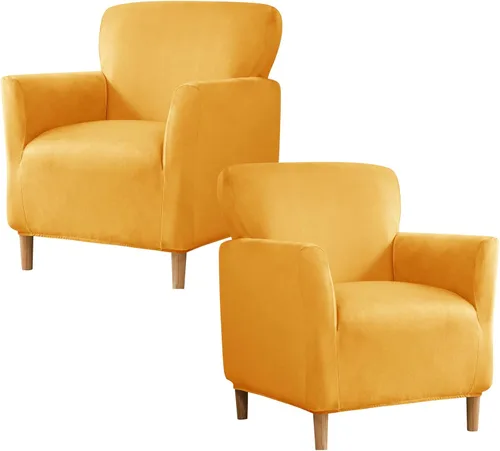 Vista 35 de Fundas estampadas para sillón de banquete fundas suaves para sillón de 1 pieza, fundas elásticas para silla de sala de estar, funda antideslizante