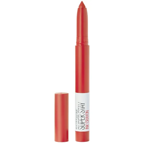 Vista 24 de Maquillaje de lápiz labial Maybelline Super Stay Ink Crayon, lápiz labial mate con punta de precisión con sacapuntas integrado, larga duración
