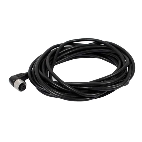 Vista 13 de Elecbee Conector M12 A-Code Cable sobremoldeado de ángulo recto de cabeza hembra única (cable de 3 pines de 16.4 ft/16.4 pies)