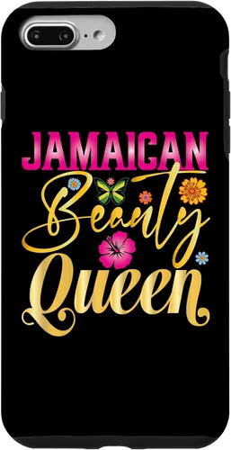 Vista 12 de iPhone 16 Jamaican Beauty Queen Jamaica Flag Jamaica Girl Souvenir Case
