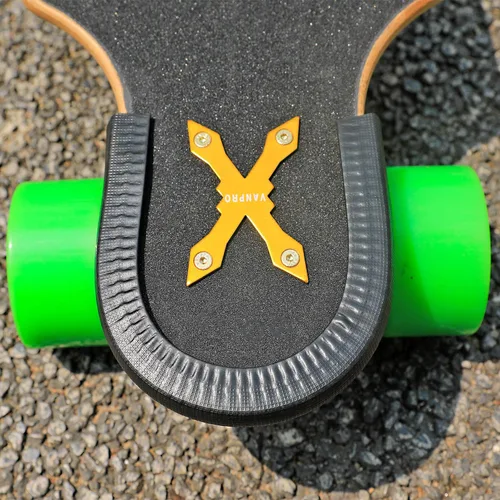 Vista 5 de Vanpro Protector de cubierta para patineta, excelente protección de bordes, longboard, protector de nariz y protector de cola para tabla reforzada